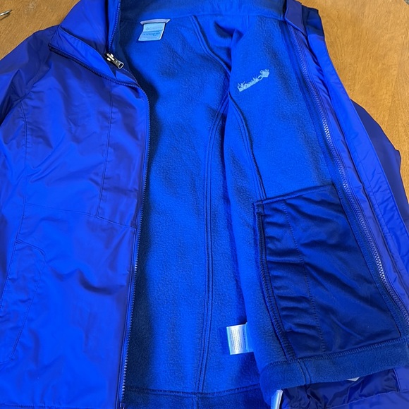 NEW Columbia Ruby River Interchange Jacket 3 in 1 Sytem Medium Royal Blue - Picture 3 of 8